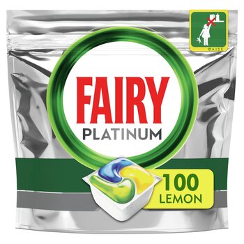 Таблетки для посудомоечной машины Fairy Platinum All In One Lemon, 100 шт. цена и информация | Средства для мытья посуды | 220.lv