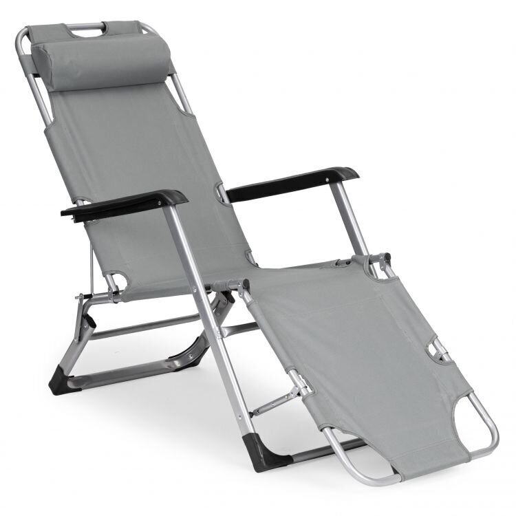 Pludmales krēsls / dārza krēsls 2 vienā cena un informācija | Sauļošanās krēsli | 220.lv