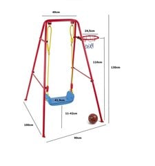 Качели с баскетбольным кольцом цена и информация | Детские качели | 220.lv