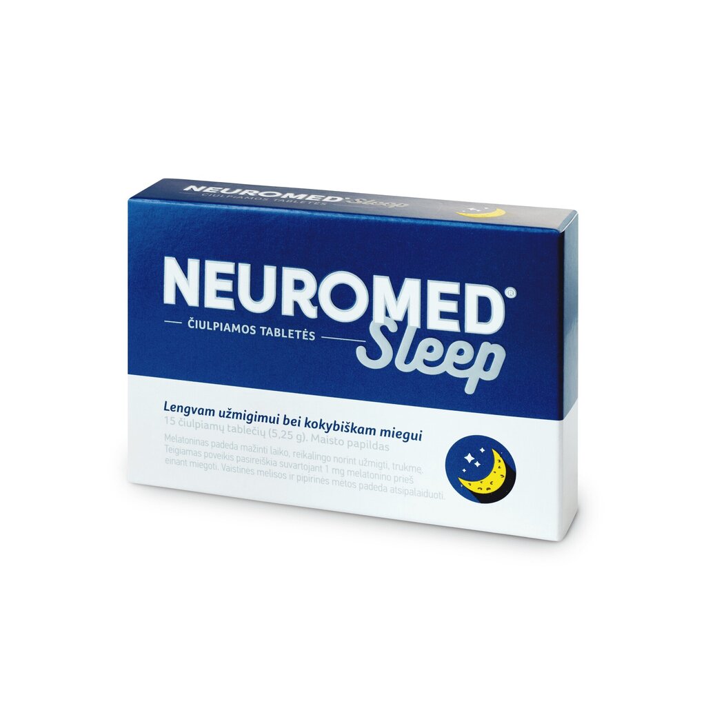 Neuromed Sleep tab. N15 цена и информация | Vitamīni, preparāti, uztura bagātinātāji labsajūtai | 220.lv