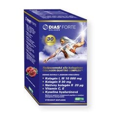 Dias Forte Collagen ar granātābolu aromātu pac. N30 cena un informācija | Vitamīni, preparāti, uztura bagātinātāji labsajūtai | 220.lv