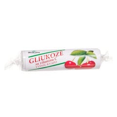 Glikoze ar vit.C (25mg) tab.N10 (ķirsis) cena un informācija | Vitamīni, preparāti, uztura bagātinātāji labsajūtai | 220.lv