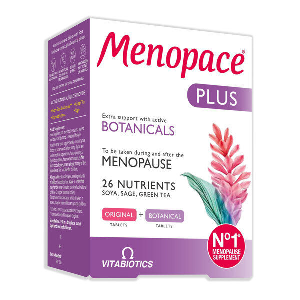 Uztura bagātinātājs Menopace Plus kapsulas, N56 cena un informācija | Vitamīni, preparāti, uztura bagātinātāji labsajūtai | 220.lv
