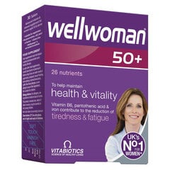 Uztura bagātinātājs Wellwoman 50+ tabletes, N30 cena un informācija | Vitamīni, preparāti, uztura bagātinātāji labsajūtai | 220.lv