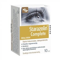 Starazolin Complete acu pilieni 10ml cena un informācija | Acu pilieni | 220.lv