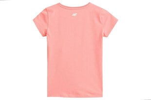 T-krekls bērniem 4F HJZ21 JTSD009A, rozā cena un informācija | Zēnu krekli | 220.lv