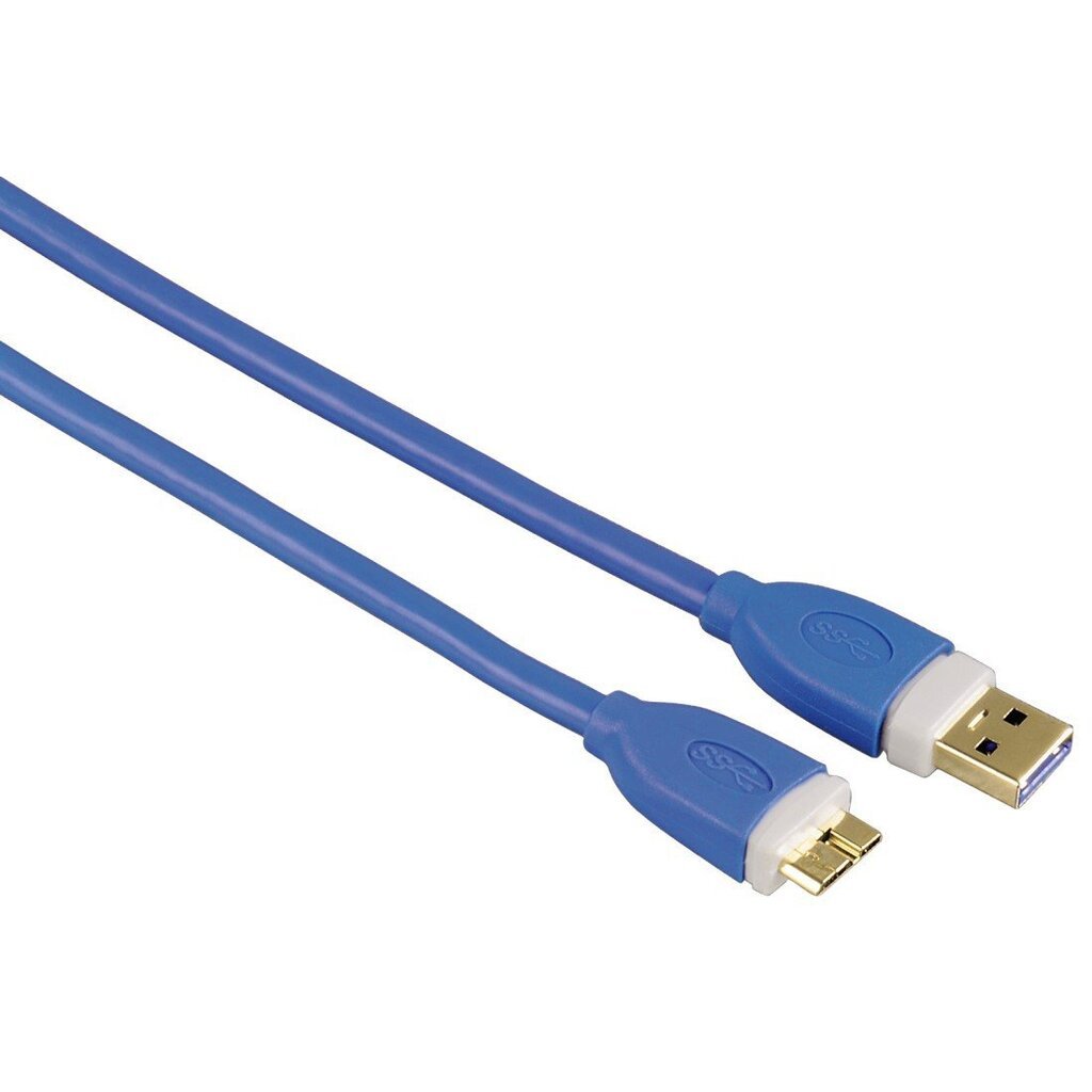 Vads USB 3.0 A uz Micro plug 1,8m, Hama, 00039682 cena un informācija | Kabeļi un vadi | 220.lv