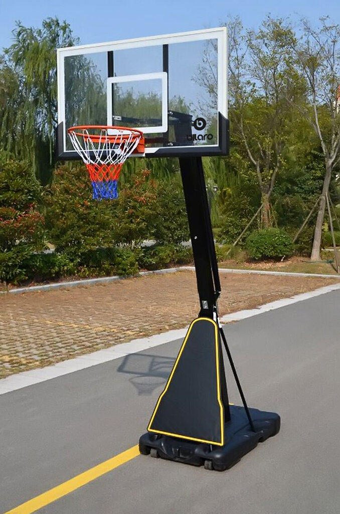 Mobilais basketbola statīvs Bilaro Orlando 136x80cm цена и информация | Basketbola statīvi | 220.lv