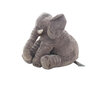 Plīša zilonis, pelēks цена и информация | Mīkstās (plīša) rotaļlietas | 220.lv