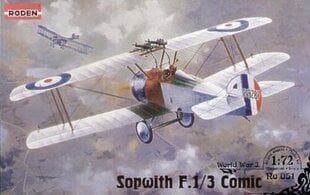 Модель для склеивания Roden 051 Sopwith Comic 1/72 цена и информация | Склеиваемые модели | 220.lv