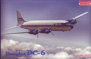 Модель для склеивания Roden 304 DC-6 1/144 цена и информация | Склеиваемые модели | 220.lv