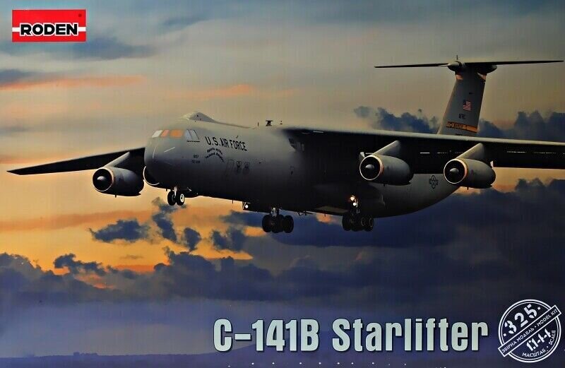 Līmējams modelis Roden 325 Lockheed C-141B Starlifter 1/144 цена и информация | Līmējamie modeļi | 220.lv