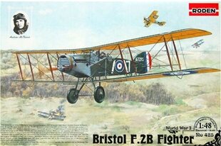 Līmējams modelis Roden 425 Bristol F.2B Fighter 1/48 cena un informācija | Līmējamie modeļi | 220.lv