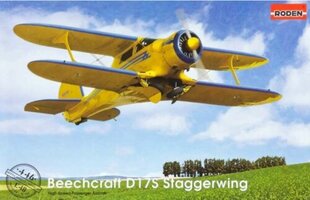 Līmējams modelis Roden 446 Beechcraft D17S 1/48 cena un informācija | Līmējamie modeļi | 220.lv