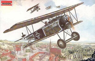 Склеиваемая модель Roden 603 Fokker D.VI 1/32 цена и информация | Склеиваемые модели | 220.lv