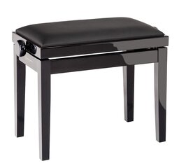 Klavieru krēsls K&M 13911 melns glancēts cena un informācija | Mūzikas instrumentu piederumi | 220.lv