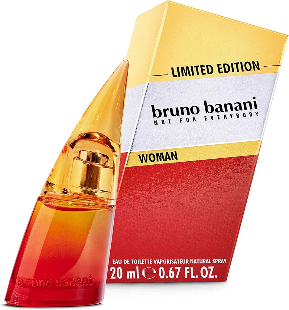 Tualetes ūdens Bruno Banani Limited Edition Woman sievietēm EDT 20 ml cena un informācija | Sieviešu smaržas | 220.lv