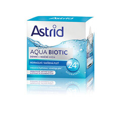 Dienas un nakts krēms normālai un kombinētai ādai Astrid Aqua Biotic 50 ml cena un informācija | Sejas krēmi | 220.lv