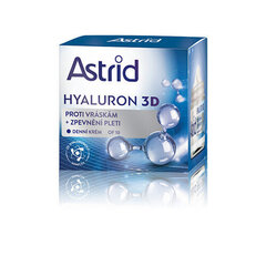 Pretgrumbu krēms Astrid Anti-Wrinkle Cream OF 10 Hyaluron 3D 50 ml цена и информация | Наносите на чистую кожу лица. Подержите около 10-15 минут и смойте водой. | 220.lv