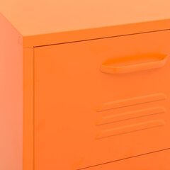 vidaXL skapītis, 42,5x35x101,5 cm, tērauds, oranžs цена и информация | Шкафчики в гостиную | 220.lv