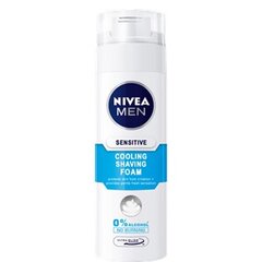 Nivea Sensitive Cooling Shaving Foam 200ml цена и информация | Косметика и средства для бритья | 220.lv