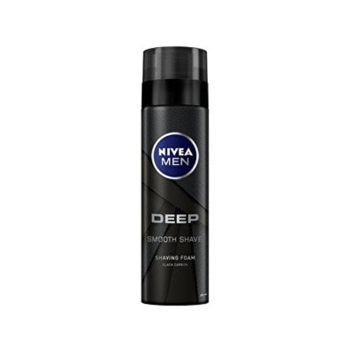 Skūšanās putas vīriešiem Nivea Deep (Smooth Shave) 200 ml cena un informācija | Skūšanās piederumi, kosmētika | 220.lv