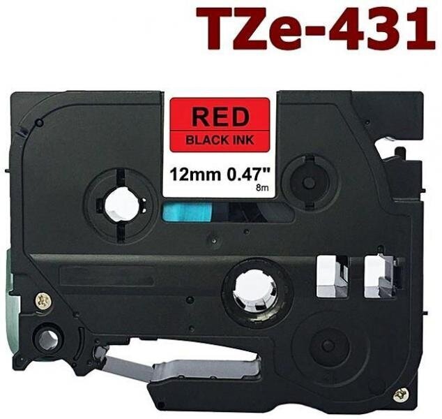 Brother TZe-431 TZe431 Label Tape Dore compatible cena un informācija | Piederumi printerim | 220.lv