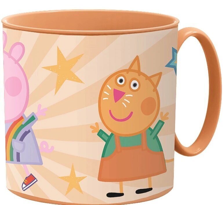 Krūze micro PEPPA PIG 265ml cena un informācija | Trauki, šķīvji, pusdienu servīzes | 220.lv