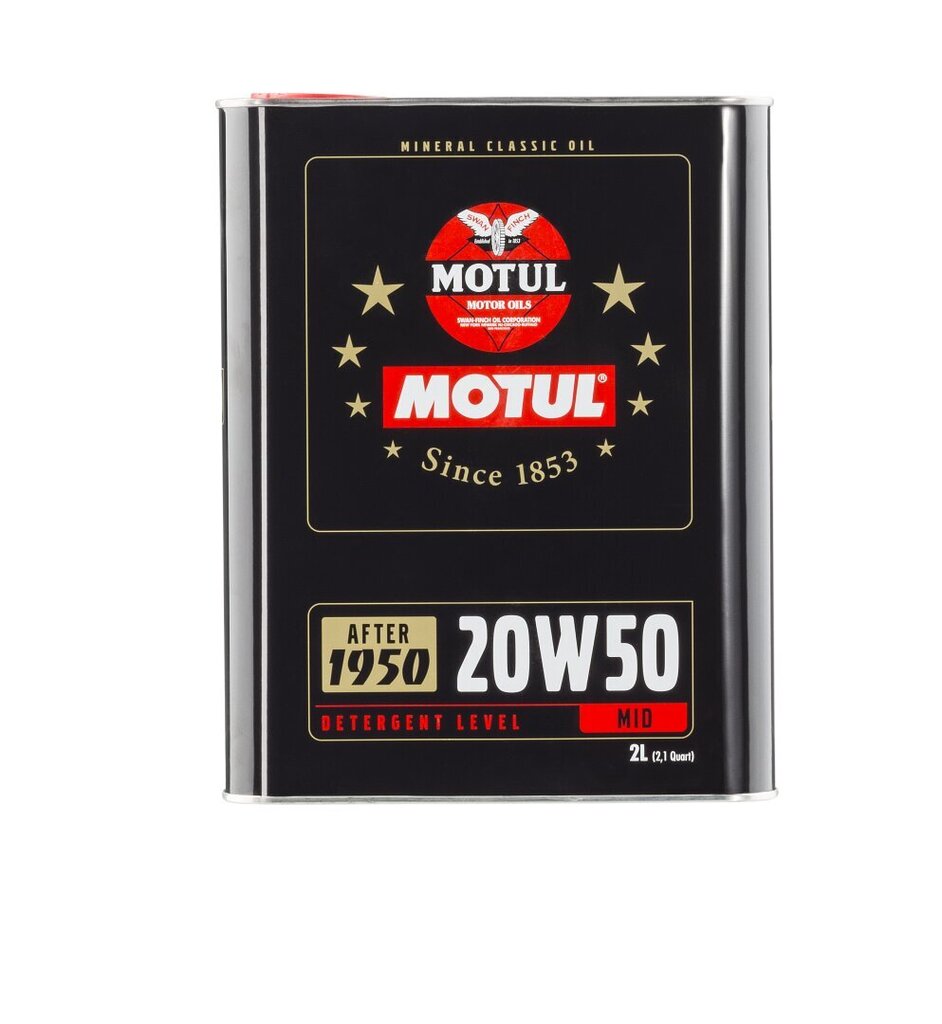 Eļļa Motul Classic 20W50 2ltr (104511) cena un informācija | Motoreļļas | 220.lv