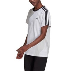 T-krekls sievietēm Adidas Essentials 3 Stripes Tee W H10201, balts цена и информация | Женские футболки | 220.lv