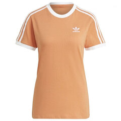 T-krekls sievietēm Adidas Adicolor Classics 3 Stripes Tee W GN2916, oranžs cena un informācija | T-krekli sievietēm | 220.lv