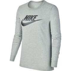 T-krekls sievietēm Nike Sportswear Long Sleeve T Shirt W BV6171 063, pelēks cena un informācija | T-krekli sievietēm | 220.lv