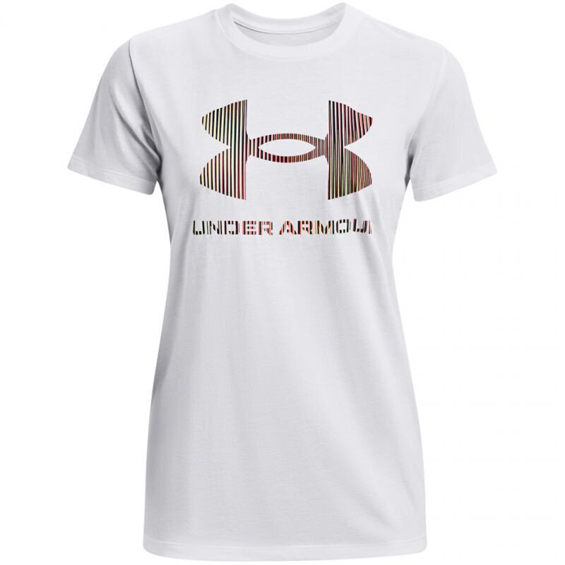 T-krekls sievietēm Under Armour Live Sportstyle Graphic SSC T Shirt W 1356 305 105, balts cena un informācija | T-krekli sievietēm | 220.lv