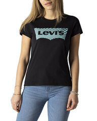 T-krekls sievietēm Levi`s 42746, melns cena un informācija | T-krekli sievietēm | 220.lv