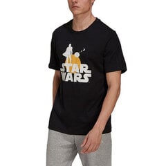 T-krekls vīriešiem Adidas x Star Wars M GS6224, melns cena un informācija | Vīriešu T-krekli | 220.lv