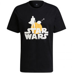 T-krekls vīriešiem Adidas x Star Wars M GS6224, melns cena un informācija | Vīriešu T-krekli | 220.lv