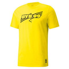 T-krekls vīriešiem Puma Borussia Dortmund Tee M 759992 01, dzeltens cena un informācija | Vīriešu T-krekli | 220.lv