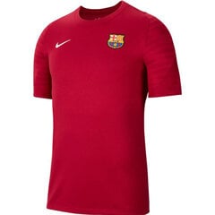 Футболка мужская Nike FC Barcelona Strike Short Sleeve Soccer Top CW1845 621, красная цена и информация | Мужские футболки | 220.lv