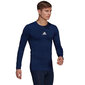 T-krekls vīriešiem Adidas Compression Long Sleeve Tee M GU7338, zils цена и информация | Vīriešu T-krekli | 220.lv