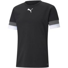 Футболка мужская Puma Team Rise Jersey M 704932 03, цвет черный цена и информация | Мужские футболки | 220.lv