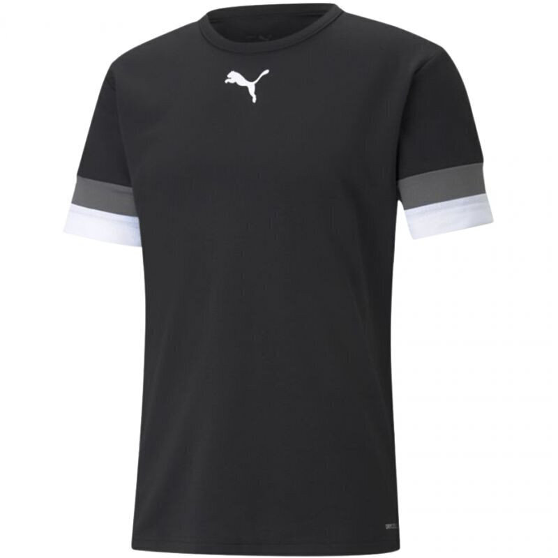 T-krekls vīriešiem Puma Team Rise Jersey M 704932 03, melns cena un informācija | Vīriešu T-krekli | 220.lv