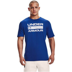 Футболка мужская Under Armour Team Issue Wordmark SS Tee M 1329582432, синяя цена и информация | Футболки мужские | 220.lv