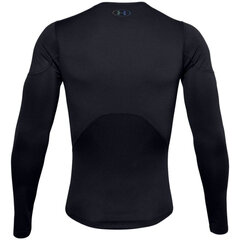 T-krekls vīriešiem Under Armour Rush Heatgear 20 Compression Long Sleeve M 1358233001, melns cena un informācija | Vīriešu T-krekli | 220.lv