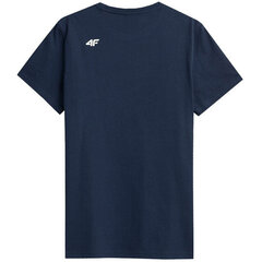 T-krekls vīriešiem 4F M H4Z21 TSM015 31S, zils cena un informācija | Vīriešu T-krekli | 220.lv