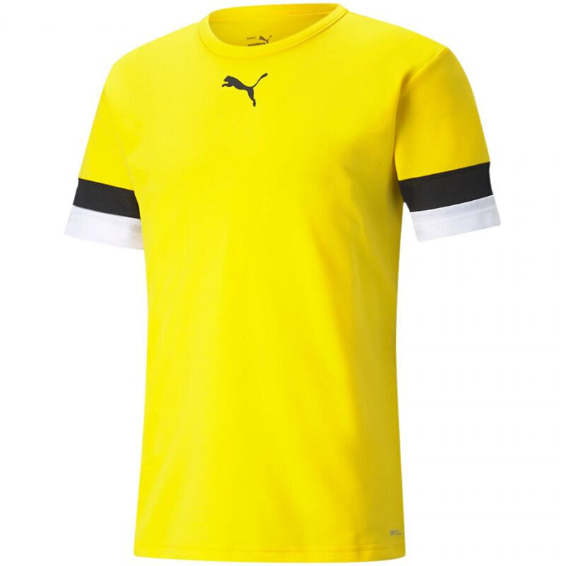 Sporta T-krekls vīriešiem Puma teamRise Jersey M 704932 07, dzeltens cena un informācija | Vīriešu T-krekli | 220.lv