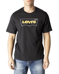 Футболка мужская Levi's 343082, черная цена и информация | Мужские футболки | 220.lv