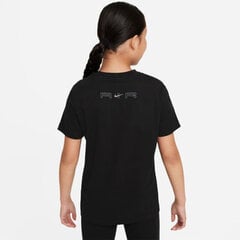Футболка детская Nike Sportswear Jr DJ6933 010, черная цена и информация | Рубашки для мальчиков | 220.lv