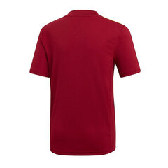 T-krekls bērniem Adidas Striped 19 Jr DW9717, sarkans cena un informācija | Zēnu krekli | 220.lv