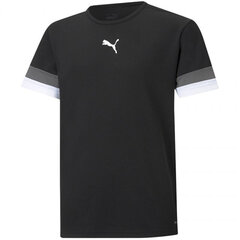 T-krekls bērniem Puma TeamRise Jersey Jr 704938 03, melns цена и информация | Рубашки для мальчиков | 220.lv