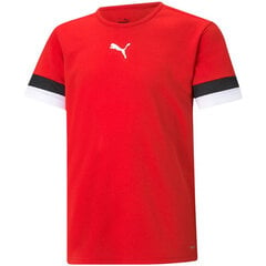 T-krekls bērniem Puma TeamRise Jersey Jr. 704938 01, sarkans цена и информация | Рубашки для мальчиков | 220.lv
